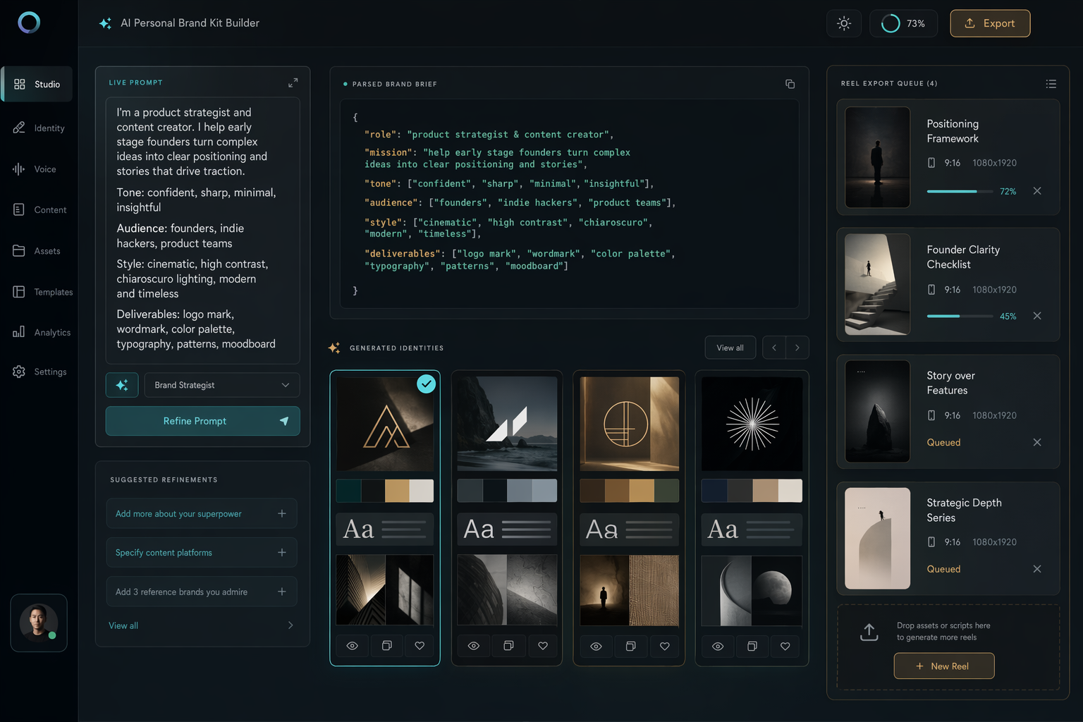 Wireframe Studio product workspace preview